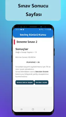 Sevinç Sürücü Kursu android App screenshot 2