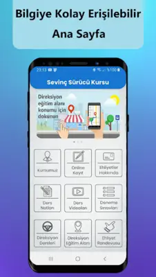 Sevinç Sürücü Kursu android App screenshot 5